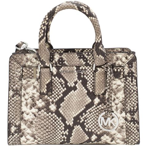 snake print michael kors bag